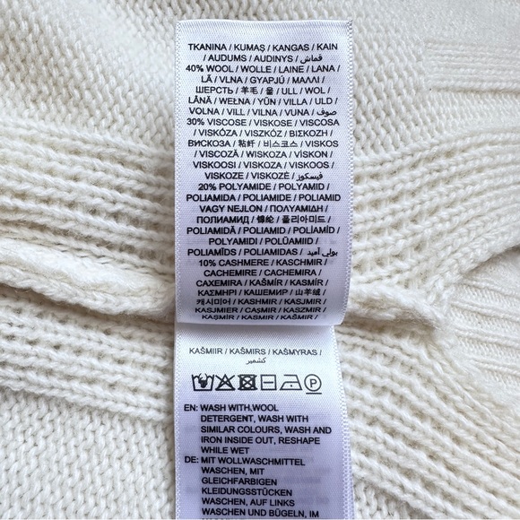 Gant wool cashmere oversized cable sweater - Picture 14 of 16